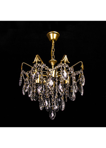 Класична кришталева люстра на ланцюзі на 4 лампочок E2041/4 No Brand (352229761)