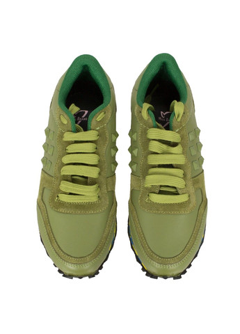 Зеленые кроссовки miss brand No Brand