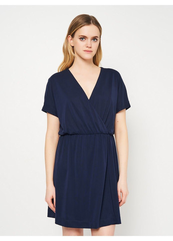 Темно-синее кэжуал платье Black Tape однотонное