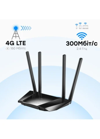 WiFi Mesh 4G LTE-маршрутизатор LT400 CAT4 N300 (73-00551) Cudy (382352890)