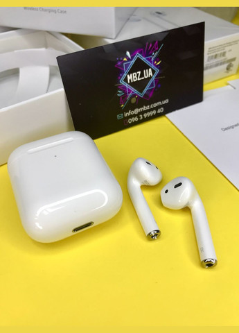 Беспроводные наушники AirPods 2 Поддержка IOS и Android No Brand (346483830)