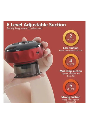 Електричний вакуумний банковий масажер No Brand (353395844)