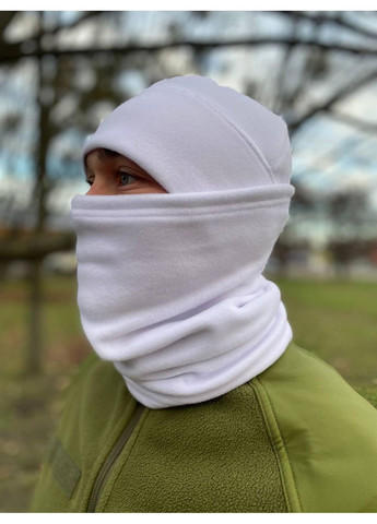 Флисовая шапка Белая МОРНИНГ КЕТ (355794706)