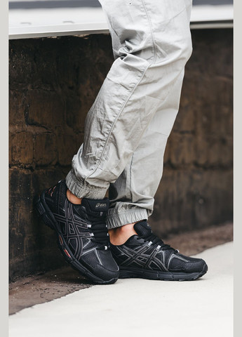 Кроссовки женские и мужские Asics Gel-Kahana 8 black rose gold | Асикс Гель-Кахана 8 черные No Brand чёрные всесезоны (315155250)