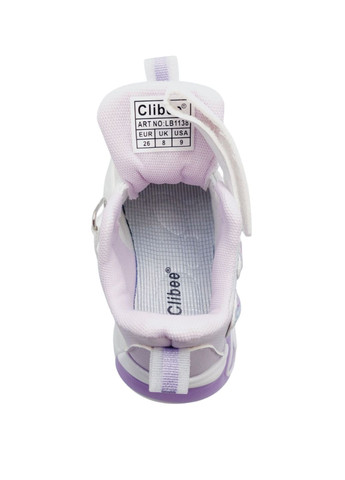 Фіолетові всесезонні кросівки Clibee