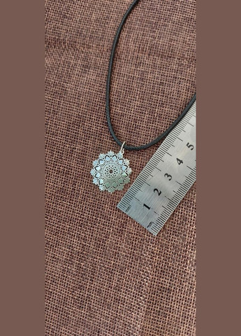 Кулон срібний 925 проби медальйон Мандала бажань No Brand (329999359)