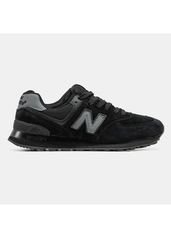 Кросівки жіночі New Balance 574 Black | Нью Беланс 574 чорні No Brand чорні демісезони (367086398)