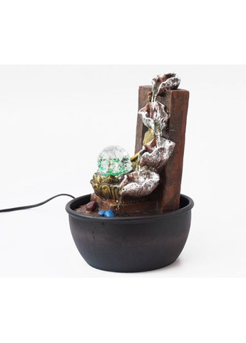 Кімнатний настільний фонтан з підсвічуванням Будда №10 No Brand (348437726)