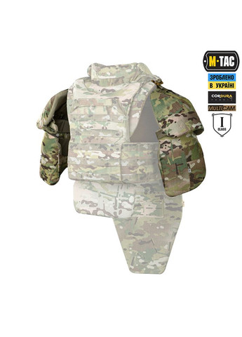 Плечевая защита с баллистическими пакетами 1 класс (FMS) эргономическая (Пара) Multicam M-TAC (315146598)