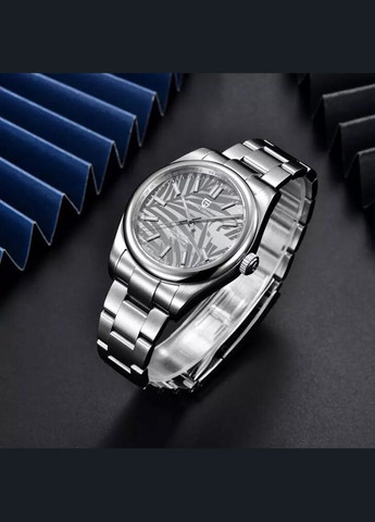 PD-1715 Silver-White механический с автоподзаводом сasual, классический Pagani Design (342323134)