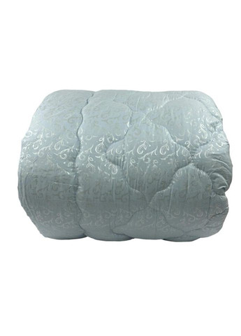 Ковдра євро закрита Завиток 20370 195х215 см блакитна Arda (328391763)