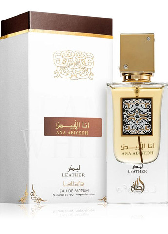 Ana Abiyedh Leather 60 мл Парфумована вода Lattafa Perfumes (366152983)