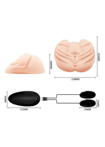 Мастурбатор Lifelike Experience Vagina and Anal - CherryLove Crazy Bull (329152660)