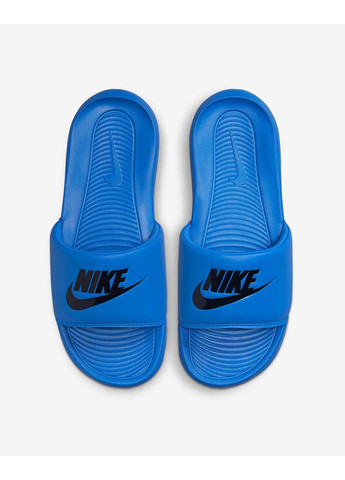 Синие повседневные мужские шлепанцы victori one slide синий Nike
