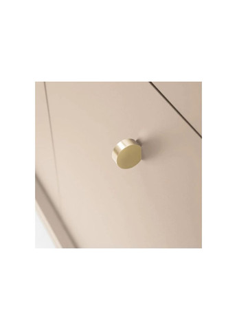 Стіл журнальний Моно / Mono з 2 шухлядами та золотими ніжками ML104 Беж пісочний 103x68x46 см. Perfect Home (372178871)