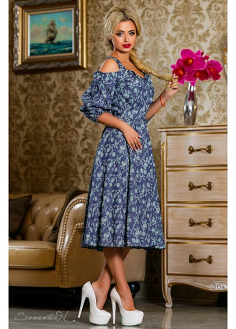 Синя сукня 808.2266 Seventeen