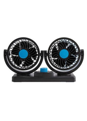 Двойной вентилятор Mitchell HX-T303 12V для автомобиля с регулятором скорости от прикуривателя черный (2104618533) No Brand (330578998)