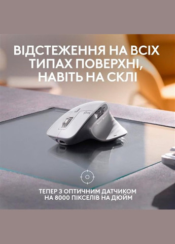 Миша Bluetooth MX Master 3S For Mac Pale Grey (910-006572) Logitech (314930186)