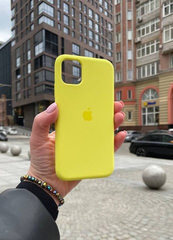 Чохол для iPhone 11 жовтий Flash Silicone Case силікон кейс No Brand (289754200)