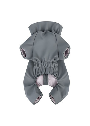 Дощовик для собак Clothes, водонепроникний,, В 55-60 см, С 37-40 см, сірий WAUDOG (365874185)