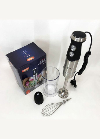 Блендер занурювальний 3в1 MG-645 1200 Вт, міксер блендер ручний, блендер для молочних коктейлів Magio (364663868)