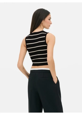 Топ лето,черный в белую полоску, Primark (397560943)