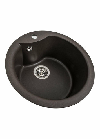 Гранітна мийка для кухні TURAS 480 матова Темна скеля Valeso (342071280)