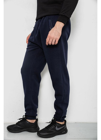 Спортивні штани чоловічі на флісі, колір синій, 244R41748 Ager (365867425)