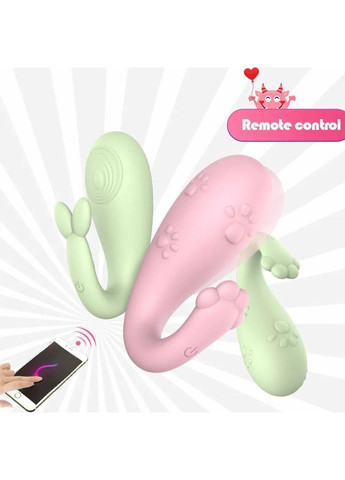 Багатофункціональний вібратор для пар, силіконовий подвійний анально вагінальний стимулятор Roses Love To Love (362590055)