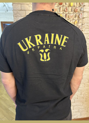 Черная футболка мужская sport ukraine / боско спорт украина Bosco