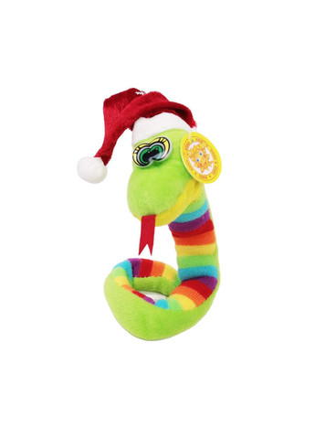 Мягкая игрушка Змейка в новогоднем колпаке комбинированная Toys (279832292)