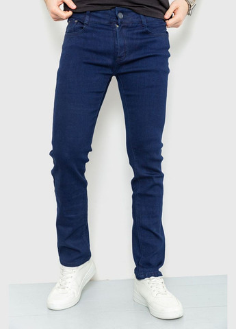 Синие демисезонные джинсы мужские, цвет синий, Ager