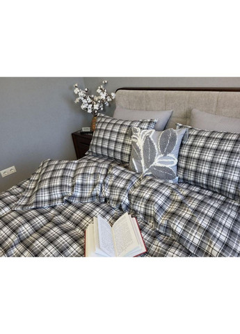 Постельное белье с резинкой Мустанг, фланель(байка) Двуспальный размер, наволочки 50/70 No Brand (363190572)