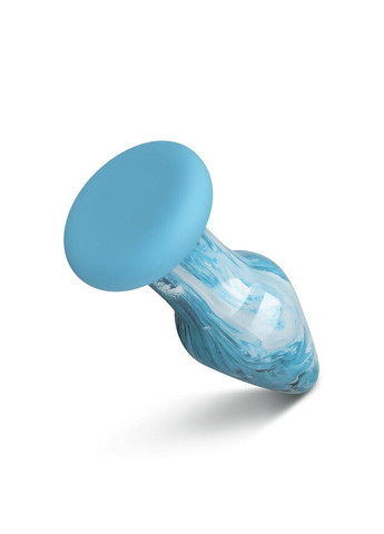 Стеклянная анальная пробка - Ocean Curl Glass Butt plug Gildo (303901992)