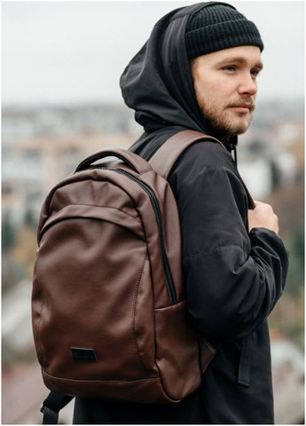 Рюкзак чоловічий з екошкіри Zard 0ZN шоколадний Sambag (301871788)