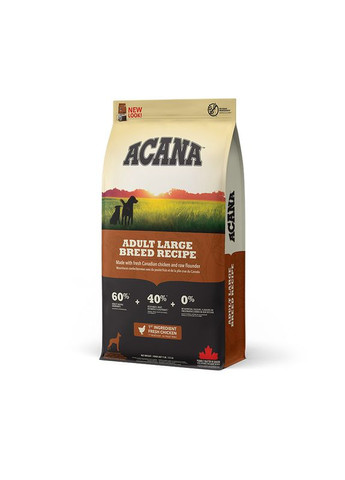 Сухий корм для собак Adult Large Breed Recipe для дорослих собак великих порід 17 кг (a52117) Acana (280951589)