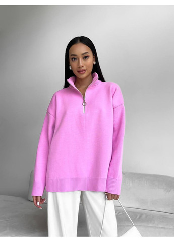 Рожевий демісезонний светр жіночій KaraMix