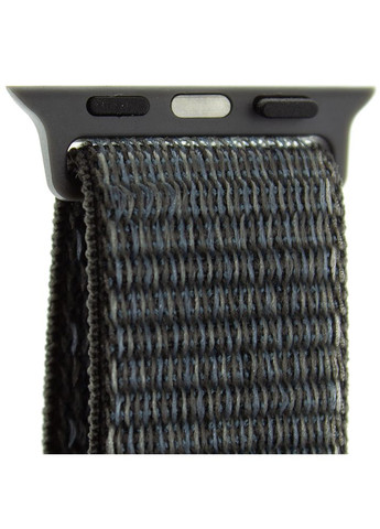 Нейлоновий ремінець для Apple Watch 38/40/41 mm Reflector black No Brand (304733110)