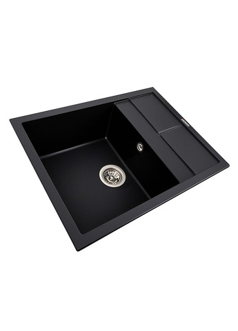 Комплект: Мойка 6550 LOTOS черная + Смеситель BG77 черный + Сифон 1041 Valeso (362209918)