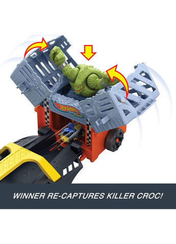 Трек автовоз Хот Вілс Бетмен Вантажівка транспортер на 20 машинок Оригінал RacerVerse Batman’s Escape Hot Wheels (365251394)