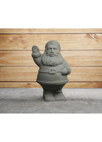 Фігурка. Рокобільний Санта Клаус (святий Миколай, дід мороз) з піднятою рукою ЗаСвіт (280940517)