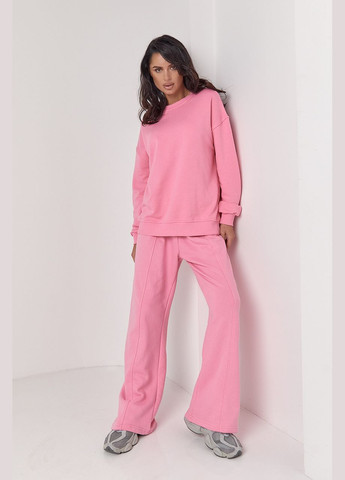 Спортивний костюм з прямими штанами та світшотом Lurex (300363886)