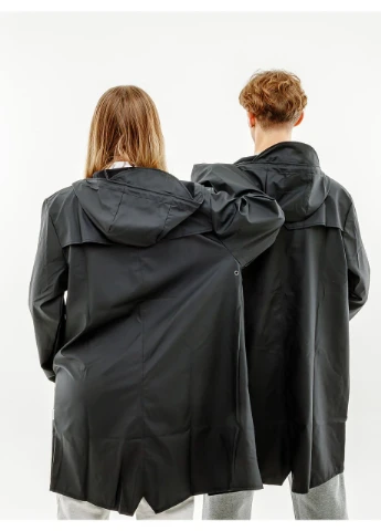 Черная демисезонная куртка jackets 1202-black Rains