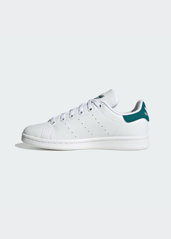 Белые всесезонные кроссовки stan smith kids adidas