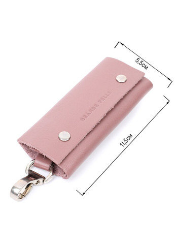 Очаровательная женская кожаная ключница на кнопках 11641 Grande Pelle (329148277)