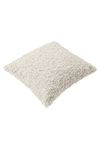 Подушка декоративная 55х55 см из искусственного меха гипоаллергенное молоко IDEIA (364122446)