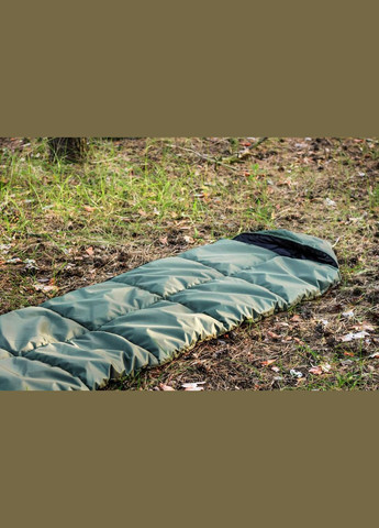 Спальний мішок ЛІТО (ковдра з капюшоном), Хакі, ширина 90 см Украина ТД (318017831)