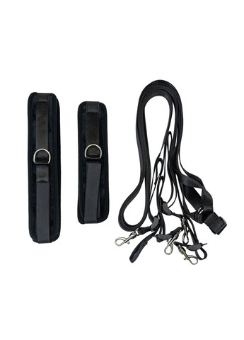 Розтяжка на ліжко - 5-Piece Bed Restraint Kit - Black Punishment (369950699)