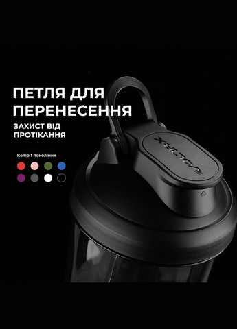 Шейкер спортивный электрический VOLTRX 600 мл. Tritan Black SmartShake VortexBoost (329187960)