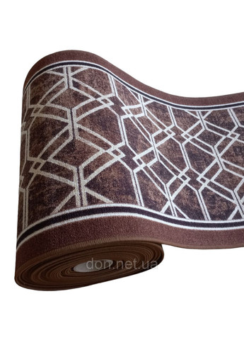 Ковровая дорожка Spase коричневая шириной 80 см (цена по пог.м) Dinarsu (333034605)